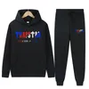 Tasarımcı Trailtsuit Trapstar Marka Baskılı Sonbahar Kış Spor Giyim Kazak Hoodies Sıradan Erkek Giyim Moda Basketbol Marka Beden S-3XL