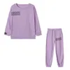 Spring herfst dames tracksuits mode bedrukte hoodie met broek casual tweedelig pak European American Dames Clothing Set