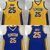 Xflsp NCAA Simeon Derrick 25 Rose Jersey College Mens Basketball maillots cousus Top Qualité 100% Stiched Taille S-XXL