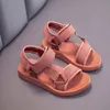 Yaz Boys Sandalet Sıradan Çocuklar Ayakkabı Kauçuk Okulu Nefes Alabilir Açık Ayak To Beach Sandal 220623