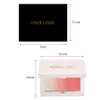 blush Maquillage Shimmer Blush Sheer Gradient Tone 2 Couleurs Différentes Miroirs No Brush 10g logo personnalisé surligneur