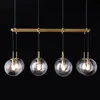 Lampes suspendues Postmodern Nordic Iron Glass Bulles Designer LED Lumières pour salle à manger Cuisine Restaurant Suspension LuminairePendant