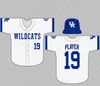 Gchen37 Custom 2020 College Kentucky Wildcats Baseball Jersey Oraj Anu T.J.コレット・ブラクストン・コットンガメ・エリオット・カーティス・アレックス・デジェン・マット・ゴルダ・ハーパー