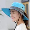 Berets Women Hat Breathable UV Wide Brim Cap For Hiking Fishing Waterproof Boonie 2022 Style BeretsBerets Chur22