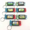 5 pièces commutateur Machine de jeu porte-clés Animal porte-clés mode enfance mémoire mignon sac pendentif garçon hommes porte-clés G220421