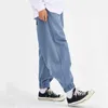 Męskie spodnie męskie modne luźne harem pant męski streetwear hip hop vintage szerokie spodni joggera dresowe