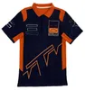 Traje polo de carreras de Fórmula Uno F1, novedad de verano, camiseta de manga corta del equipo con la misma costumbre
