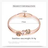 Bracciale fahion titanio in acciaio albero della vita donne braccialetti aperti braccialetti gol -gioielli drop d'argento oro goccia