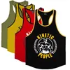 Gym Tank Tops Ärmelloses Shirt Männer Bodybuilding Fitness Workout Baumwolle Druck Singlet Stringer Männliche Sommer Casual Weste Plus größe 220622