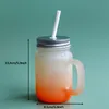 Стеклянная чашка Mason Jar Hotel Hotel Cold Phare Cola Молоко соломенный тумблер Бар Party Cocktail Кружка Украшения Тумблер Фестиваль Подарочные Чашки BH6420 Wly