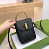 Bamboo Mini Handbag Designer Packback Presal Wallet Women Plags 1947