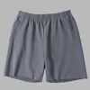 Solid Färg Loose Shorts Brand s 6 Lösa knä längdskjortor Designer Sweatpants för män