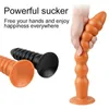 Nxy anal Toys Sex Shop Big Buttplug Soft Dildo Plug Silicone Butt Annal Toys Pärlor för Gay Men Kvinnor Vaginal Balls 220506