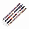 Sangles Charmes Lot 30pcs / lot Japon Anime Cartoon Attaque sur Titan neck Lanyard Cell Phone PDA Key ID Holder long strap wholesale mix design