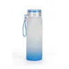 500 مل سفر تسامي القدح الفراغ الزجاج شرب زجاجة التدرج كوب مياه شرب برامج تخصيص نمط قابلة للتخصيص هدية عيد الأم ZL0780