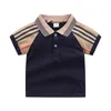 Été Bébé Garçons Vêtements À Manches Courtes Polos Mode Enfant En Bas Âge Enfants Tee Tops Casual Sport Tenues Designers Vêtements 1-6Y