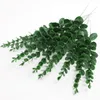 Simulação Green Plant Flower Sala de estar Decoração Eucalyptus Bouquet Idyllic Artificial Eucalyptus deixa abastecimento doméstico