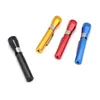 Colorful Aluminium Alloy Flashlight Pen Shape Pipes Portable Removable Dry Herb Tobacco Bowl Innovative Design Mini Smoking Handpipes Cigarette Holder DHL Free