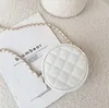 Mini children handbag Chain bags Candy colored round cake Ringbone small bag shoulder bag factory price