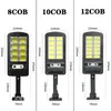 COB Solar Floodlights Lights пульт дистанционного управления датчиком движения PIR светодиодная светодиодная лампа уличная водонепроницаем