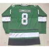 Chen37 C26 NIK1 22 University of North Dakota Fighting Sioux Mike Commodore Hockey Jersey Rare Szyged Dostosowanie dowolnego numeru i koszul