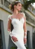 2022 new spring bride Light gauze wedding dress round neck waist palace dream slim trailing wedding dressWed Dresses Vestido de no7971647