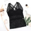 Bustiers & Corsets Sexy Crop Top Lace Wireless Lingerie Vest Women Ladies V-Neck Tank Beauty Back Hollow Tee Camisole Feminino CamiBustiers