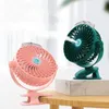 Party Favor USB Mini Wind Power Handheld Clip Fan Convenient Ultra-quiet Fan High Quality Portable Student Small Cooling Ventilador