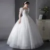 Andere Brautkleider Puffärmel Kleid Vestidos De Novia 2022 Prinzessin Kleid Spitze Pailletten Einfache Braut Maßgeschneidert