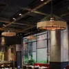 Pendellampor loft järnlampa matsal café bar ljusarmaturer retaurant vintage rep lampor retro industriell basberoende pendellpendant