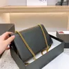 kadın cassandre flep zarfı crossbody elçi çanta saçaklı çanta cüzdan kadın moda markası lüks tasarımcı zincir çantaları