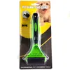 Chien toilettage démêlant peigne Double face professionnel râteau noué sous-poil cheveux chat chiens outils de suppression de cheveux