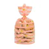 バッグビスケットプラスチックキャンディー50ピースクッキーパッキングバッグクリスマスギフト誕生日パーティーデコレーション用品ウェディングフォーバーベビーシャワー