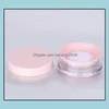 Packing Boxes Office School Business Industrial 10G Plastic Empty Powder Case Box Makeup Jar Travel Kit Blush Dhsg1