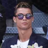 Солнцезащитные очки мода Ronaldo Men Men Wintage Vintage Tint Tint Tint Transparent Blue Lens Design Design Sun Glasses3999925