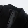 Abiti da donna Blazer Giacche autunnali da donna 2022 Blazer nero Giacca da donna Doppiopetto Slim Donna Office Lady CappottiDonna