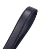Gürtel 35 mm Breite Gürtel ohne Schnalle 140 cm 150 cm Plus Size Extra langes Herren-Echtlederarmband für automatische schwarze Gürtel