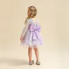 Vestidos de niña, vestido bordado de encaje para niñas, 1 er cumpleaños, fiesta, princesa elegante, vestido de bautismo para niños pequeños, ceremonia, ropa para niñas