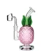 Uniek Glas Water Bong Jet Perc Bong Green Glass Bongs met Bent Neck Stuk Kleine Breaker Bubbler Bongs Gratis verzending