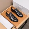 Brand Classic Business Loafers Luxury Party Wedding Shoes Designer Black Patent Leather Suede Dress Shoes For Mens Slip On Casual Flats