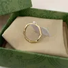 Wedding Ring Designer Jewelry Luxury Rose Gold Love Rings For Women Mens Ring Lady Engagement Gifts Letter G Fashion Top Quality Box