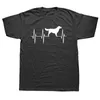 Erkek Tişörtler Altın Retriever Köpek Kalp atışı Lover Tshirt Grafik Pamuk Sokak Giyim Kısa Kol Harajuku Hip Hop Dad Tişört Tişörtleri