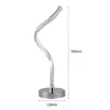 Table Lamps Modern LED Spiral Light Desk Bedside Lamp Acrylic Metal Eye Protection Reading Learning Living Bedroom Decorative LightsTable