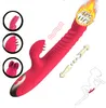LIBO Intelligente Riscaldamento vibratore Giocattoli sexy per la Femmina Dildo Clitoride Telescopico Stimolatore G Spot Potente Leccare Masturbatore