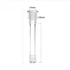 Hookahs Glass Downstem Glass Tube 14mm 18mm Manlig kvinnlig Joint Lo Pro Diffused ner 10cm 12 cm 14 cm i vattenrörets bongs