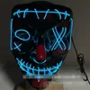 Halloween leidde lichtmasker el fluorescerende punk party maskers vakantiedecoratie cadeau sfeer rekwisieten 14 25yg d3