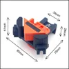 90도 직각 클램프 고정 클립 클립 사진 프레임 코너 목공 핸드 도구 가구 수리 PO 강화 드롭 배달 2021 CL