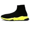 Wholesale Designer Socks Shoes Knitting Mesh Men Women Runner Sock Boots High Platform Black White Red Slip On Triple S Soft Casual Sneake