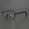 ファッションサングラスフレーム手作りビンテージスクエアアセテート眼鏡眼鏡男性近視処方アイウェア女性日本語光学フルリムメガネ