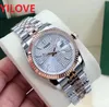 Classic FashionLuxury Designer Watch Automatic Mechanical Size 41mm الياقوت الزجاجية وظيفة مقاومة للماء 904L الساعات الفولاذ المقاوم للصدأ هدايا Orologio di lusso